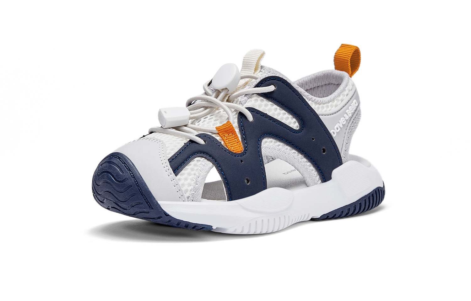 Сандалии детские, противоскользящие, износостойкие, дышащие, легкие, для мальчиков DAVE&BELLA, темно-синий — фото 2