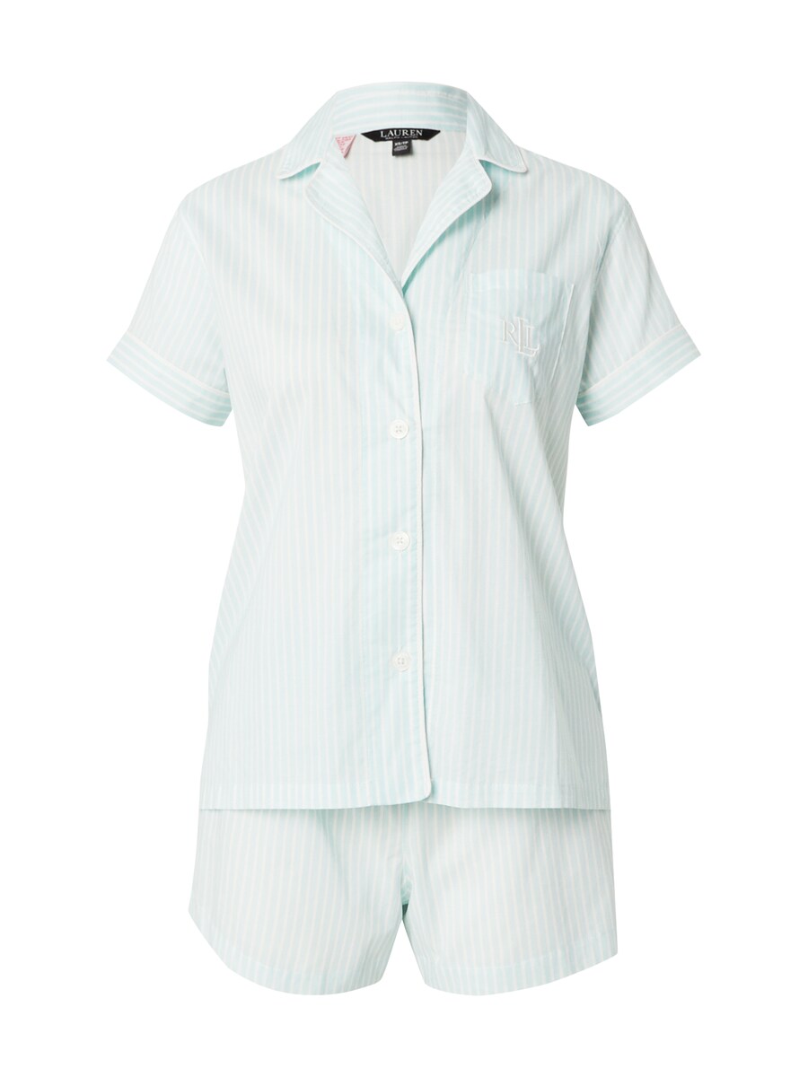 

Короткий пижамный комплект Lauren Ralph Lauren CLASSIC LAWN, пастельный синий