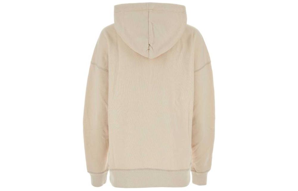Толстовка с капюшоном и принтом логотипа Étoile на шнурке ISABEL MARANT, белый — фото 4