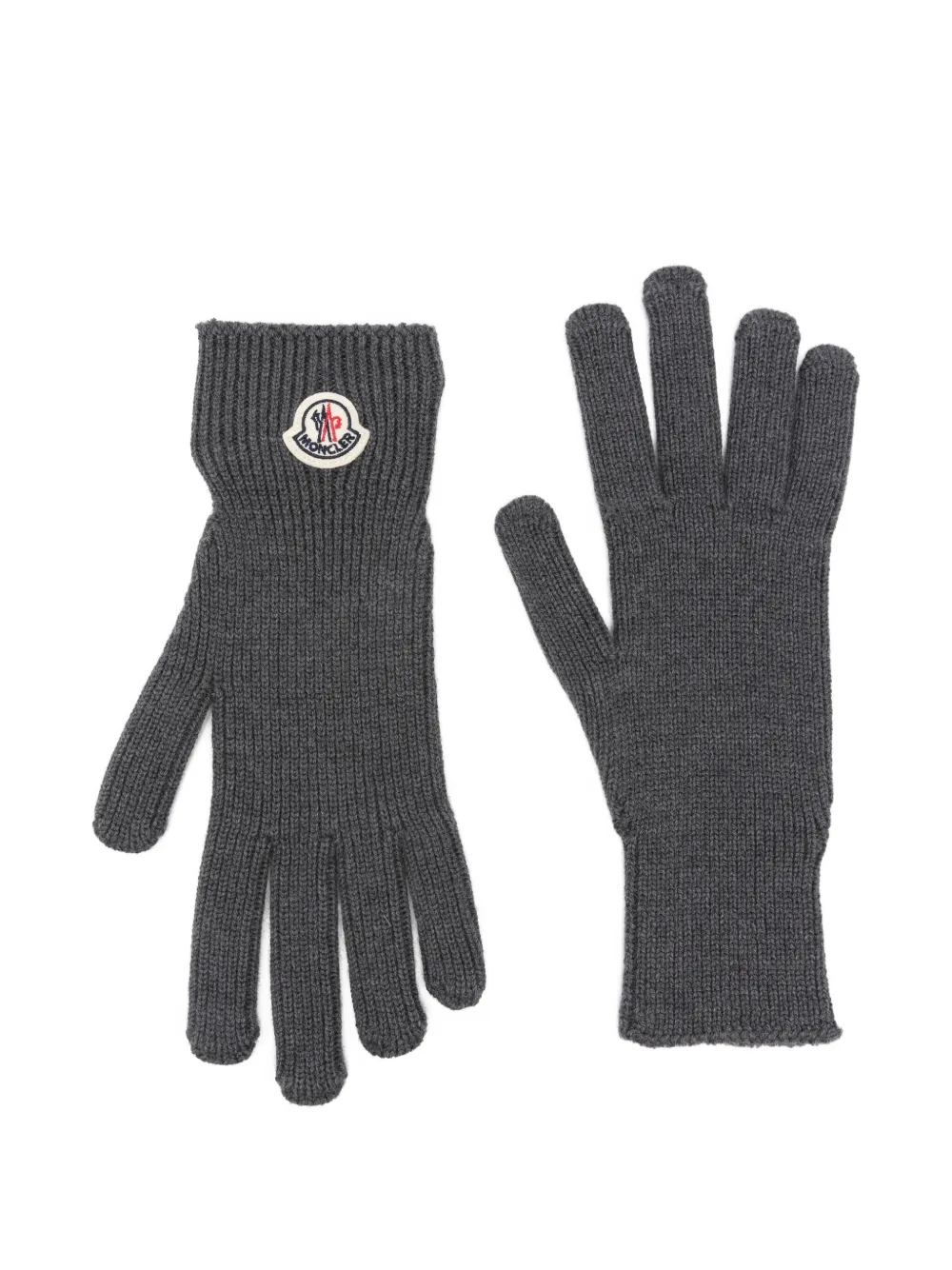 

Перчатки в рубчик MONCLER, серый