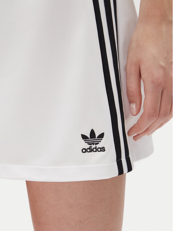 Трапециевидная юбка стандартный крой adicolor 3-Stripes JD0284 Adidas, белый — фото 4