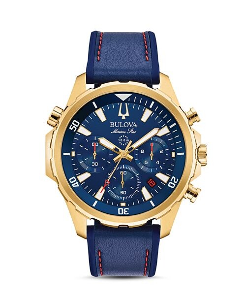 

Морские звездные часы, 42 мм Bulova, цвет Blue