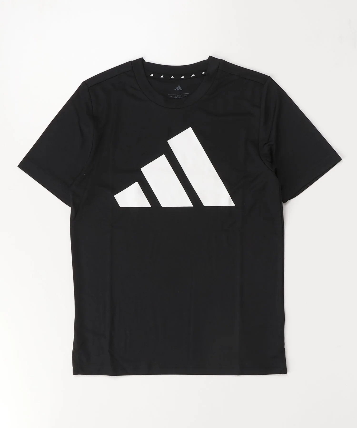 Детская футболка с большим логотипом adidas Train Essentials черная
