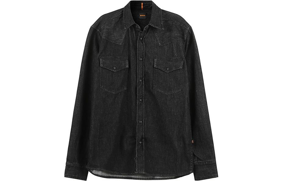 

HUGO BOSS Куртка джинсовая мужская черная, Black