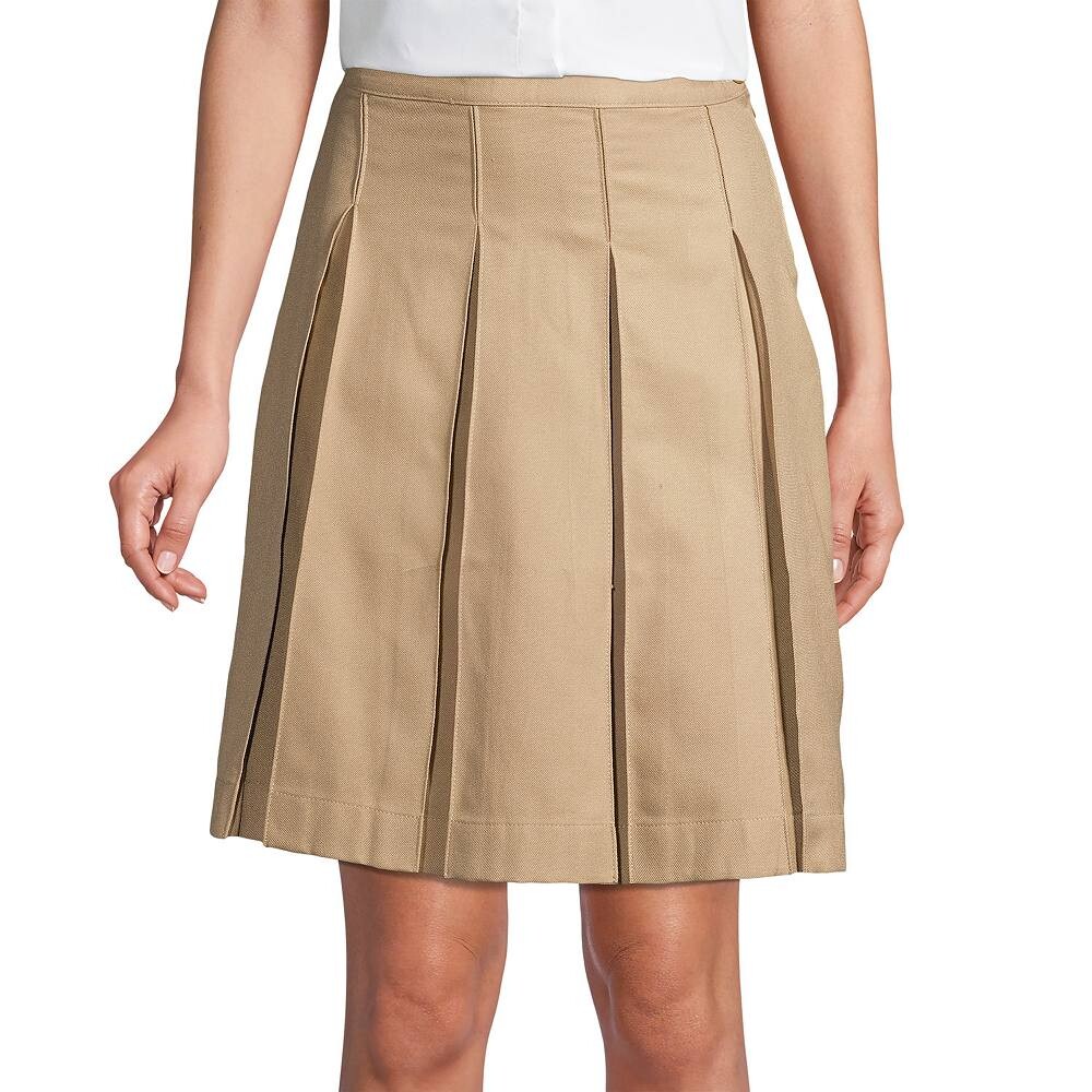 

Женская плиссированная юбка для школьной формы Lands End Lands' End, цвет Khaki