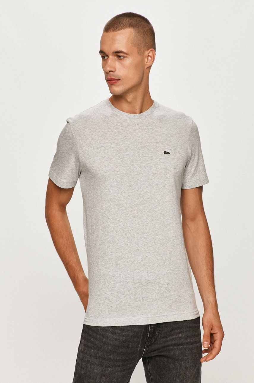 

Хлопковая футболка Lacoste, фиолетовый