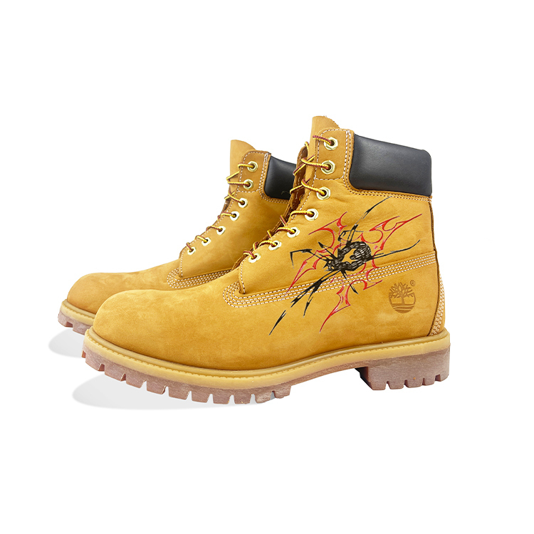 Ботинки Timberland Martin с узором, коричневый — фото 3