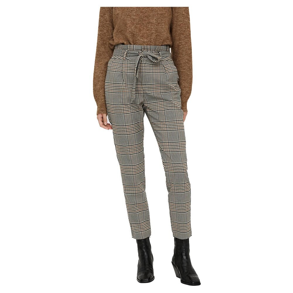 

Брюки Vero Moda Eva Hr Loose Paperbag Liv, серый