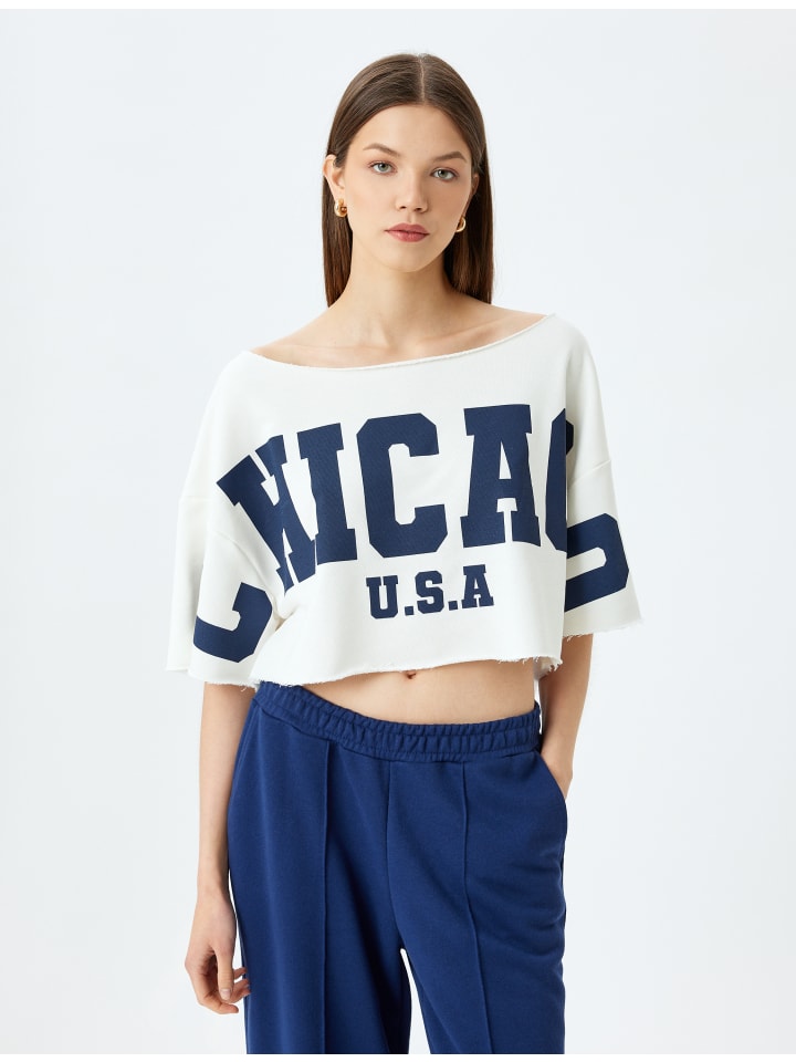 

Футболка KOTON, экрю