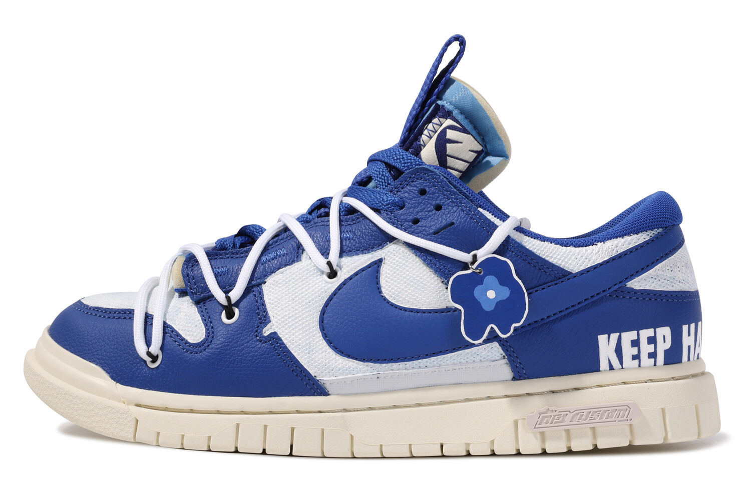 

Кроссовки Nike Air Dunk Jumbo Skateboarding Shoes Men Low-top Blue/white, синий