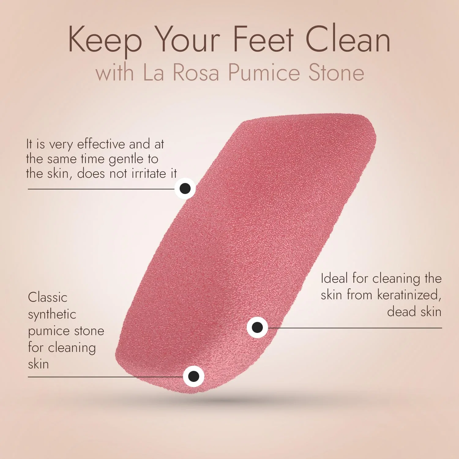 Отшелушивающая губка-пемза «PUMICE SPA» от LaRosa La Rosa — фото 4