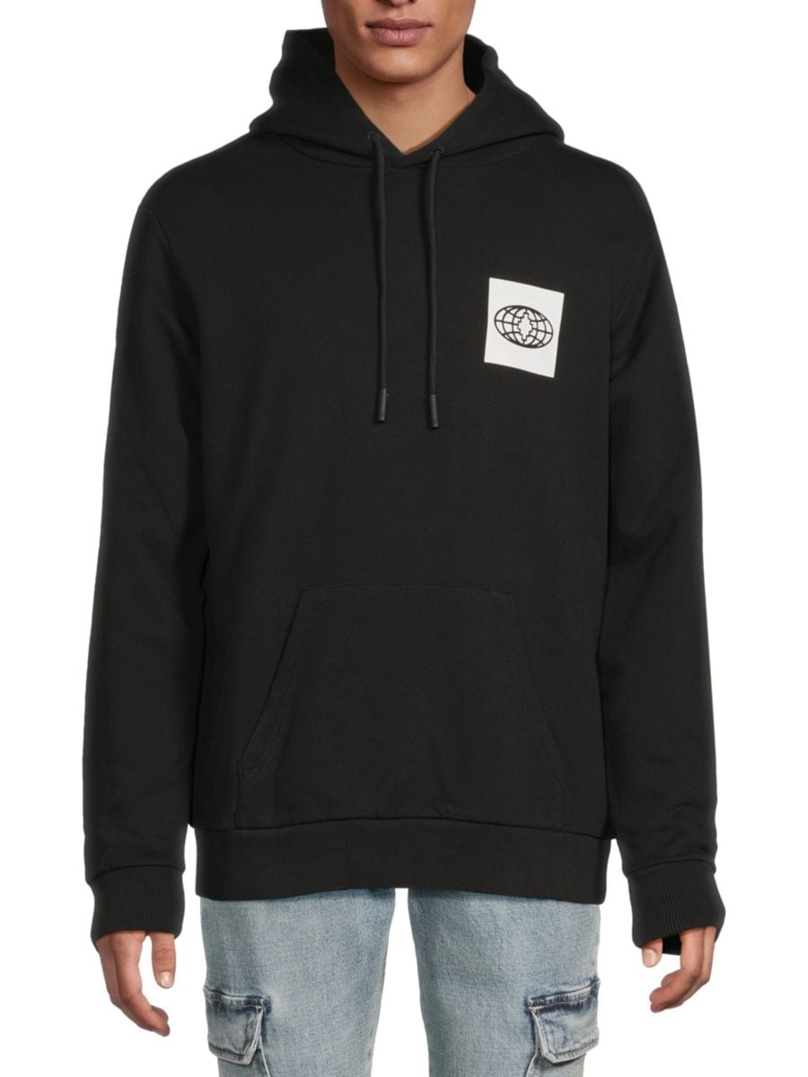 

Хлопковая толстовка с капюшоном Skate Cross с рисунком Marcelo Burlon, черный