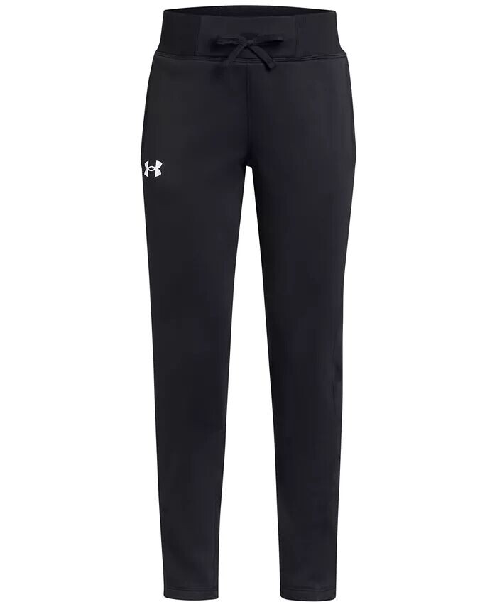 

Флисовые брюки Armor для больших девочек Under Armour, черный
