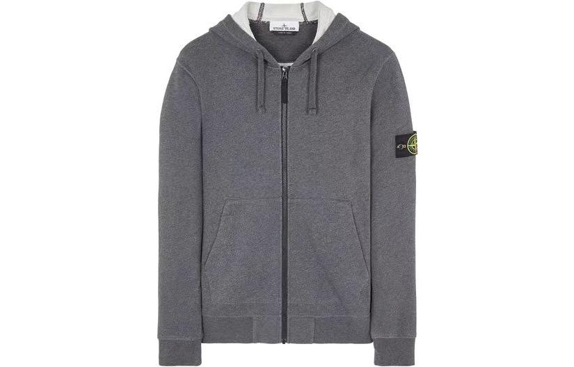 STONE ISLAND Свитшот мужской дымчато-серый смешанный цвет — фото 3