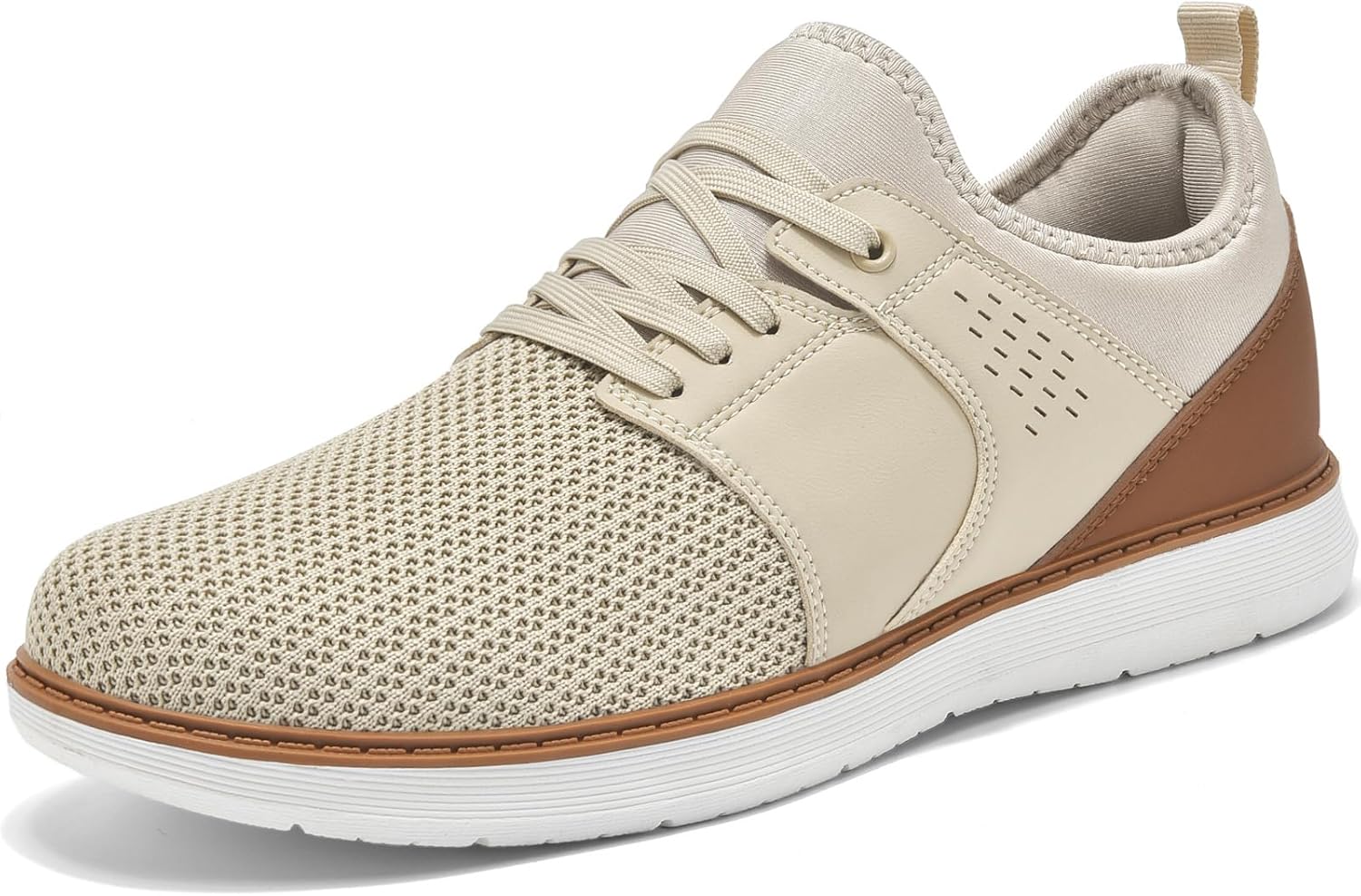 

Мужские повседневные туфли на каждый день, слипоны, модные кроссовки с сеткой, для ходьбы, дышащие, удобные, с нескользящей подошвой Eadnly, хаки