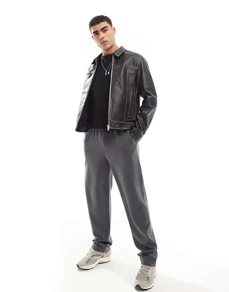 

Спортивные брюки прямого кроя ASOS DESIGN серого цвета