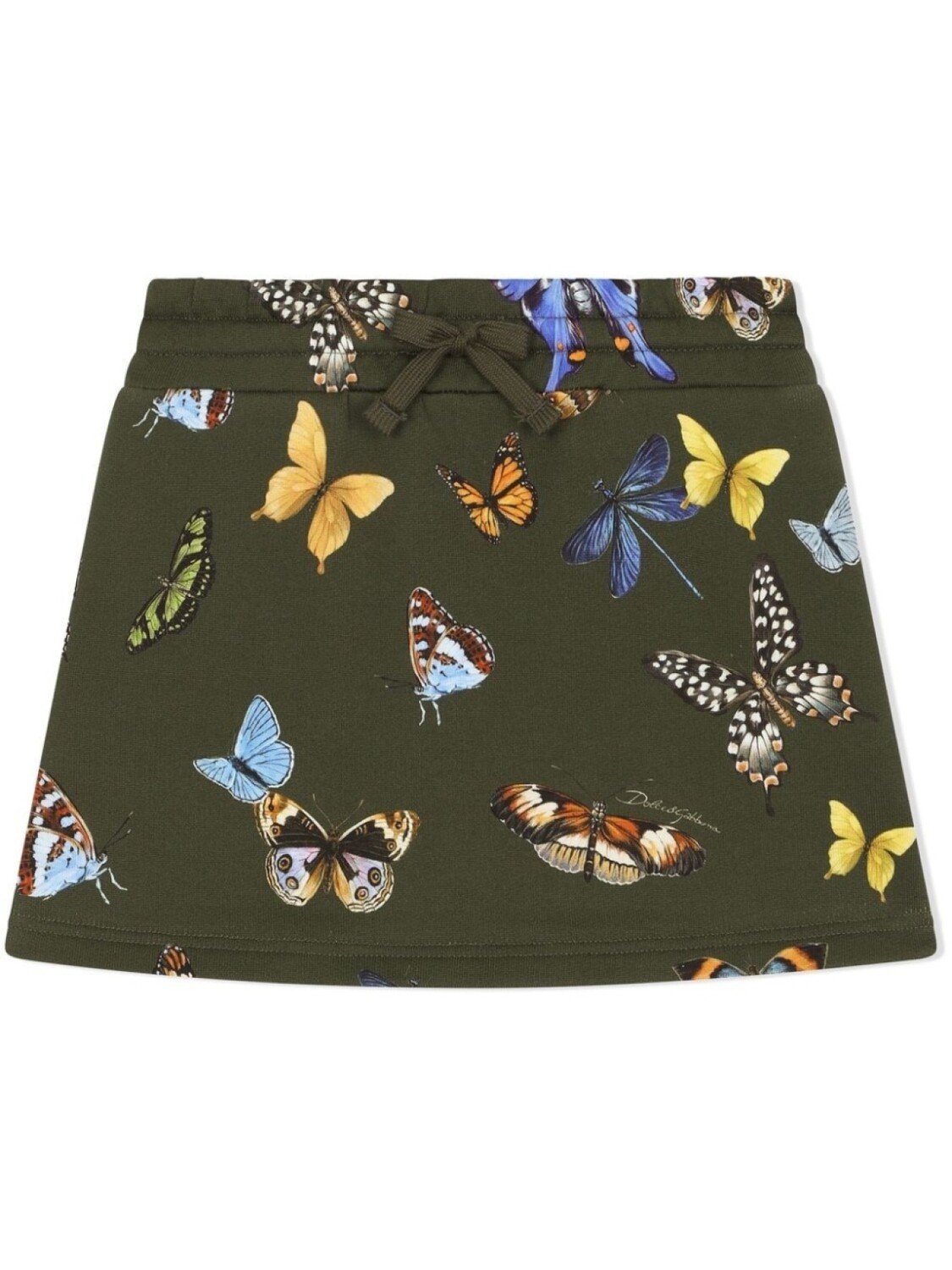 

Юбка с принтом Dolce & Gabbana Kids, зеленый