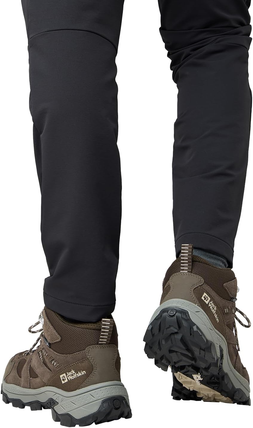 Мужские треккинговые кроссовки Jack Wolfskin средней высоты, Cold Coffee — фото 3