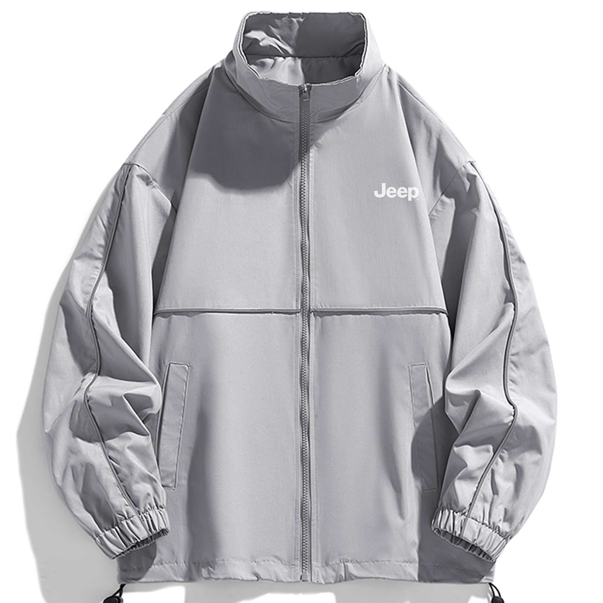 

Куртка Unisex Stand Collar Moderate Workwear Jeep, серебро серый