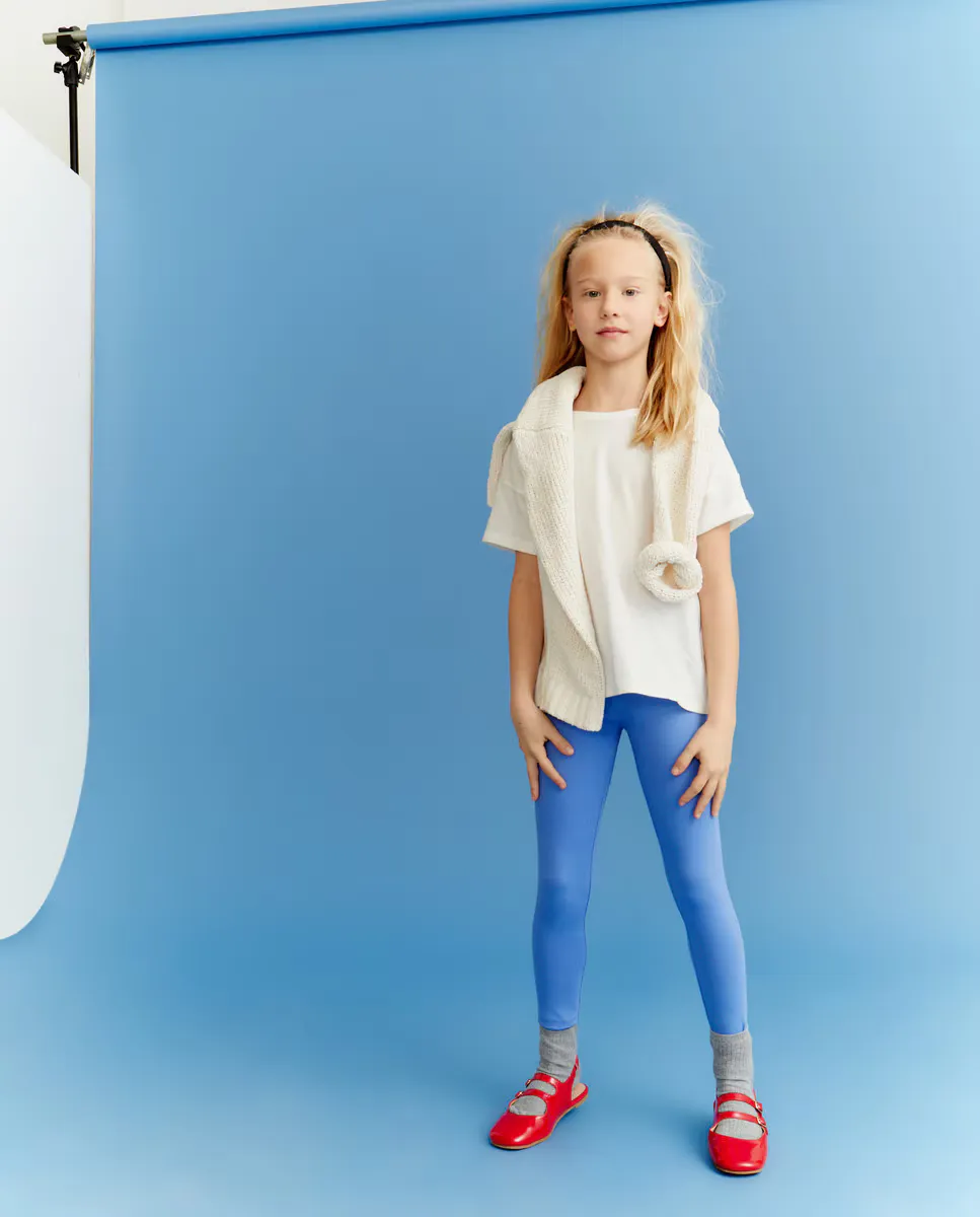 

Базовые леггинсы для девочек Kids El Corte Inglés, цвет 440 Azulón