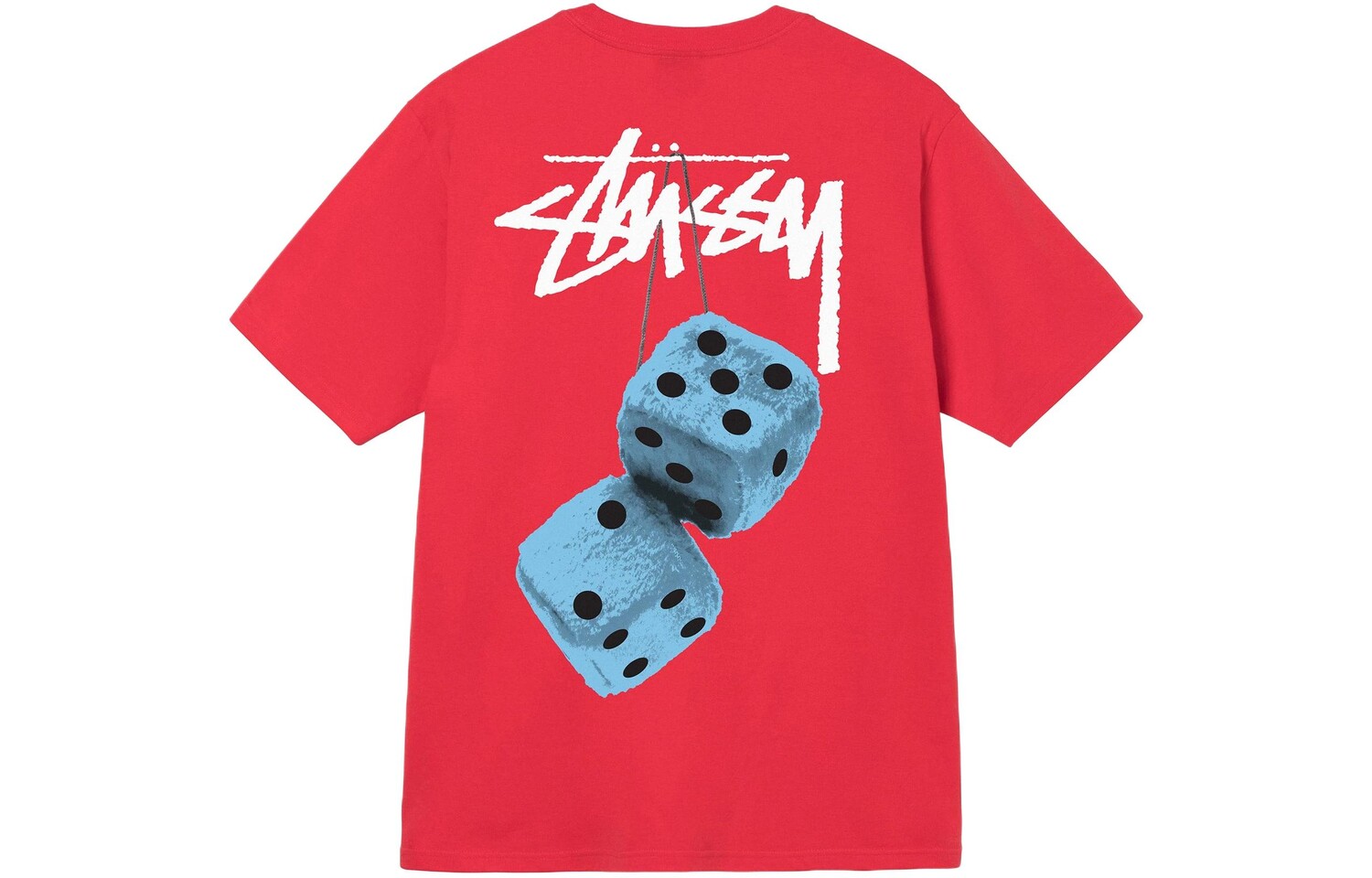 Футболка Stussy Dice Logo-print, красный — фото 2
