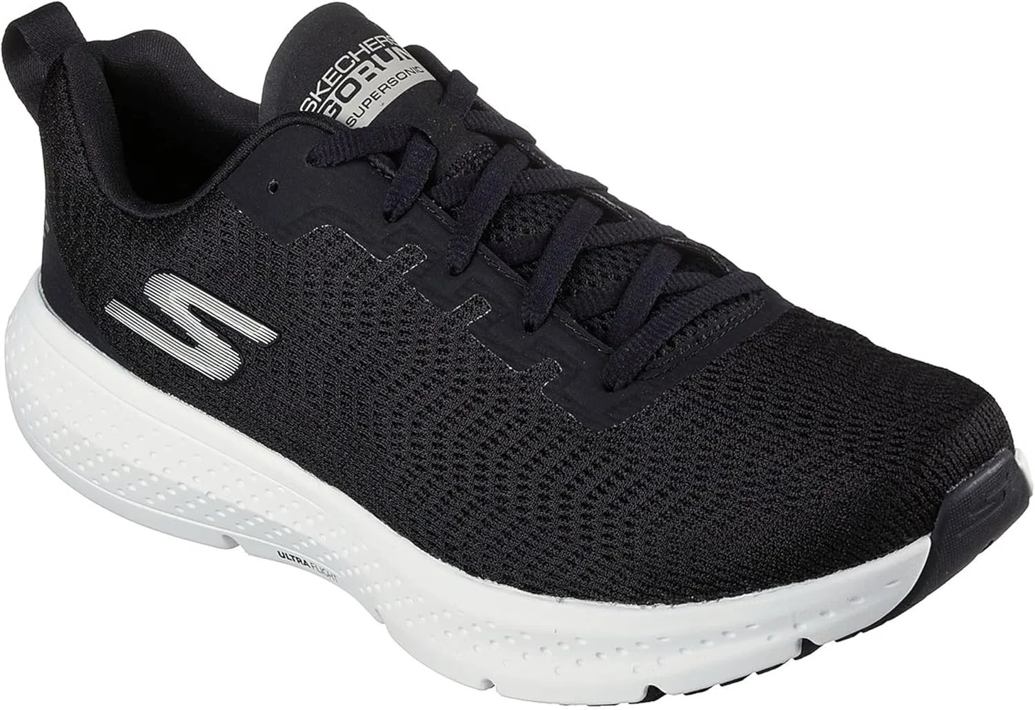 Мужские низкие кроссовки Skechers Performance GO Run Supersonic, Black White