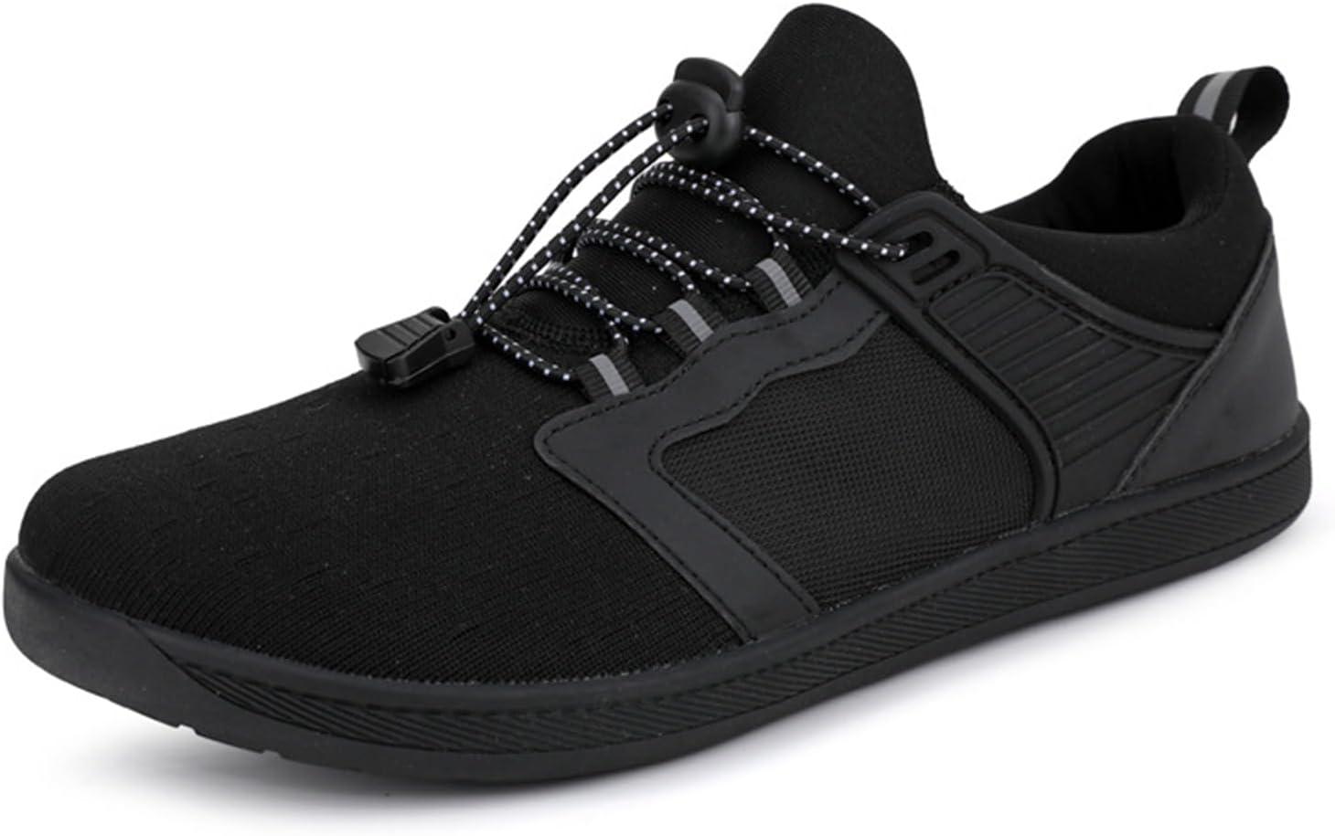 

Мужские кроссовки для ходьбы с широкой носочной частью, дышащие, удобные, минималистичные, для бега, повседневные мужские кроссовки Abborora, черный