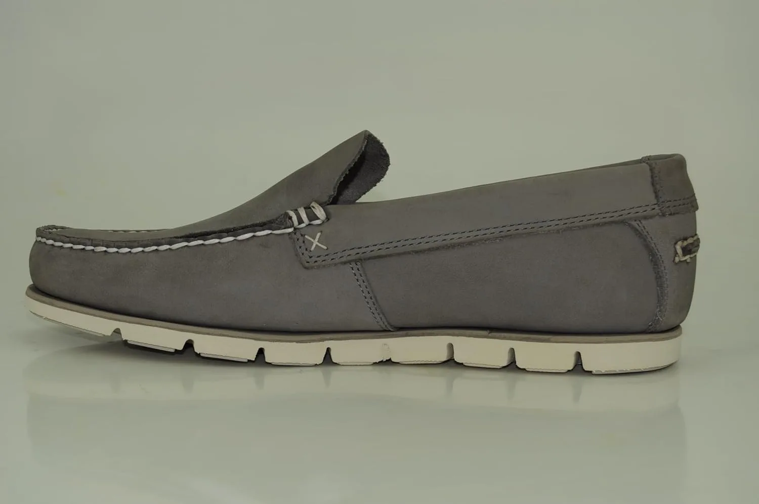 Мужские низкие лоферы Timberlands Tidelands Venetian Loafer Slippers A26R4, серый — фото 4