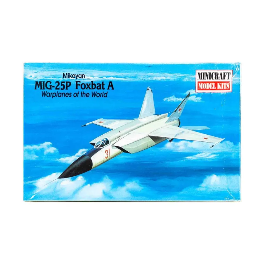 

Микоян МиГ-25П Ф Фоксбат, Modern Aircraft & Spacecraft - 1:144 Scale (Minicraft)