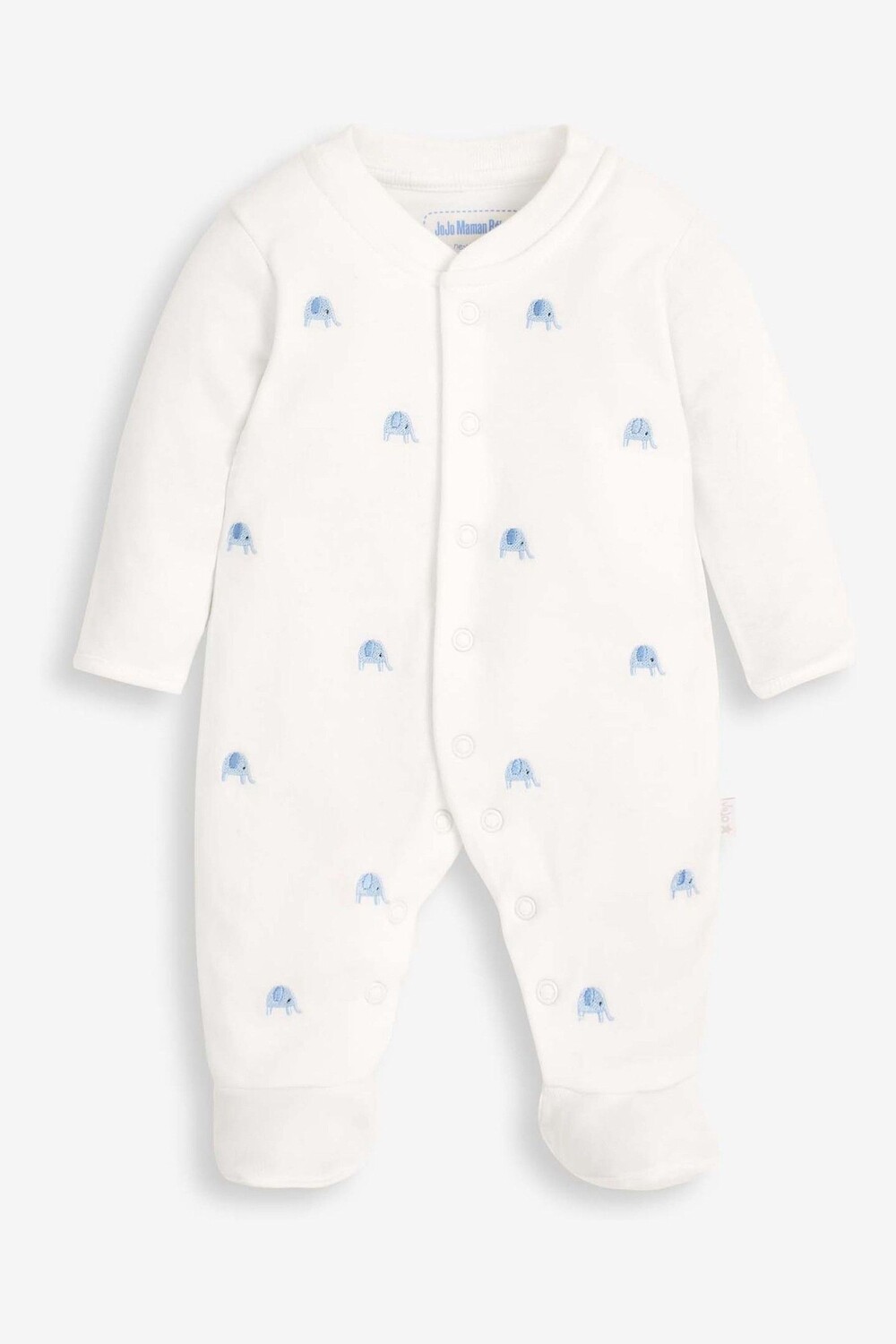 

Комбинезон JoJo Maman Bébé с вышивкой и мотивом слона Jojo Maman Bébé, синий