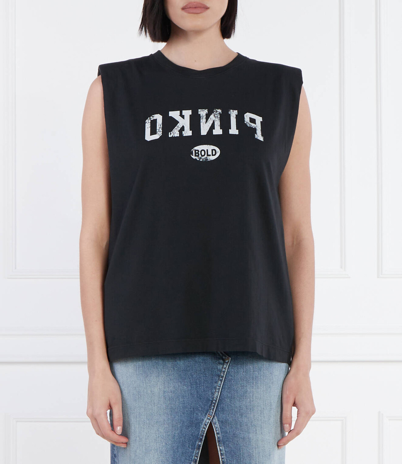 

Футболка Pinko CACAO CANOTTA Regular Fit, черный