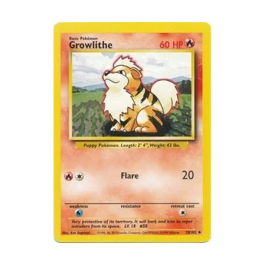 

CCG Гроулит (U) #28, Pokemon - Base Set - Singles