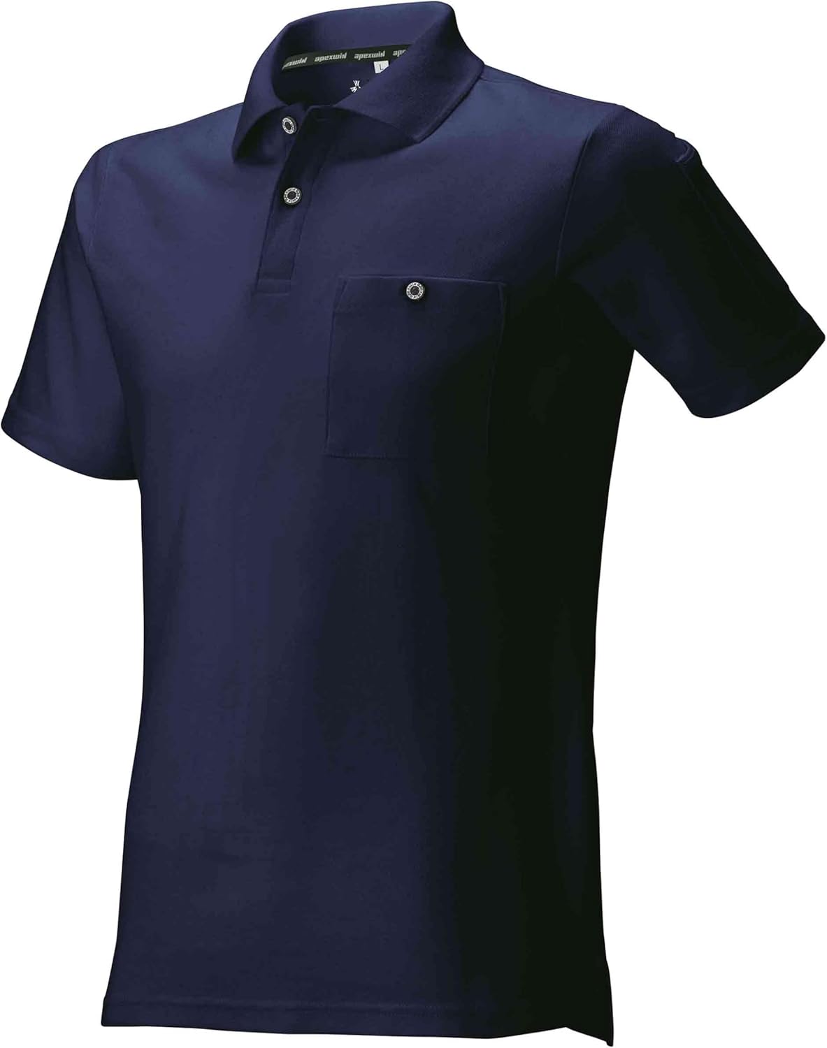 

Футболка-поло с коротким рукавом Atackbase 13215, темно-синий