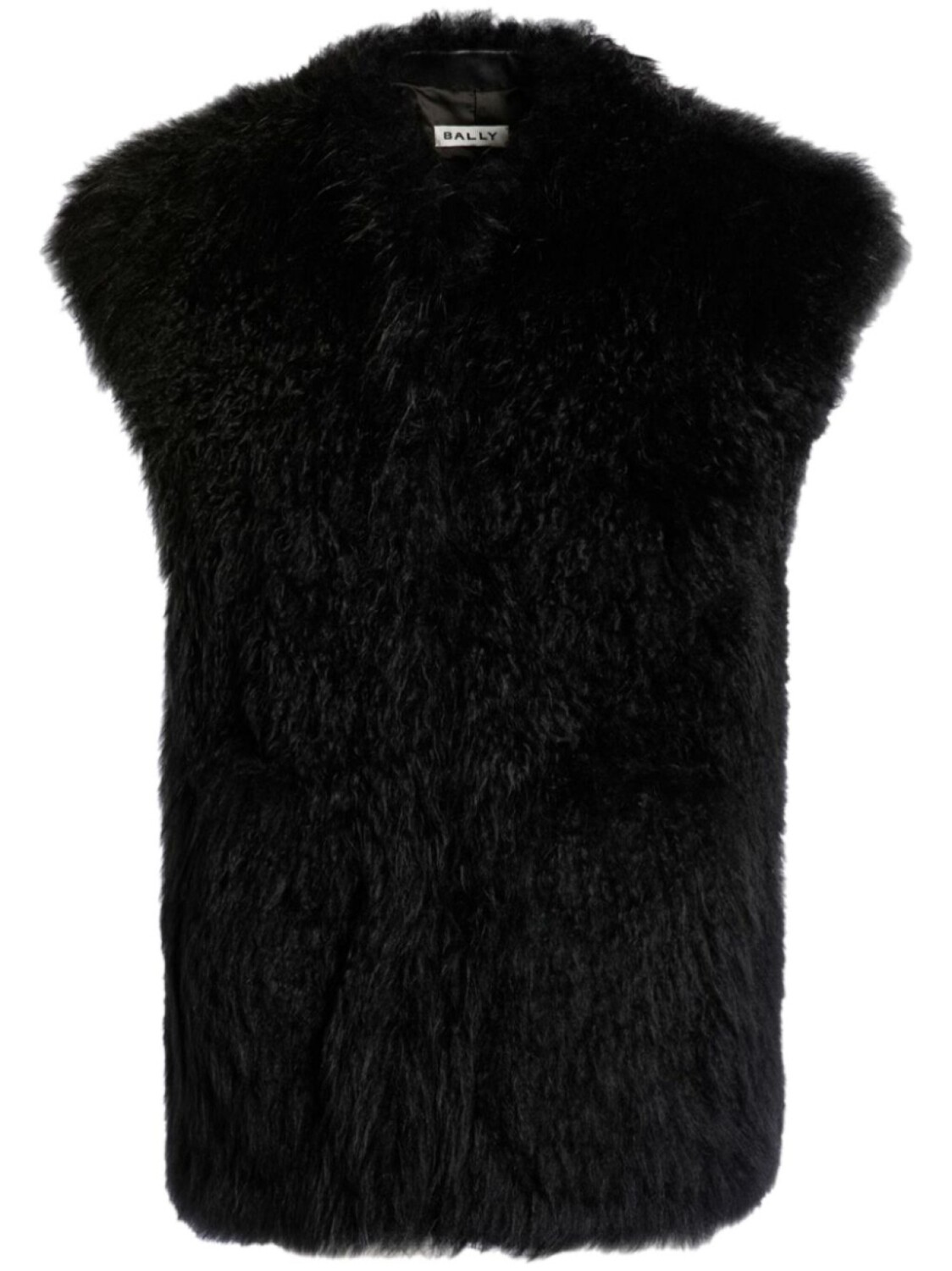 

Жилет из овчины Bally, черный