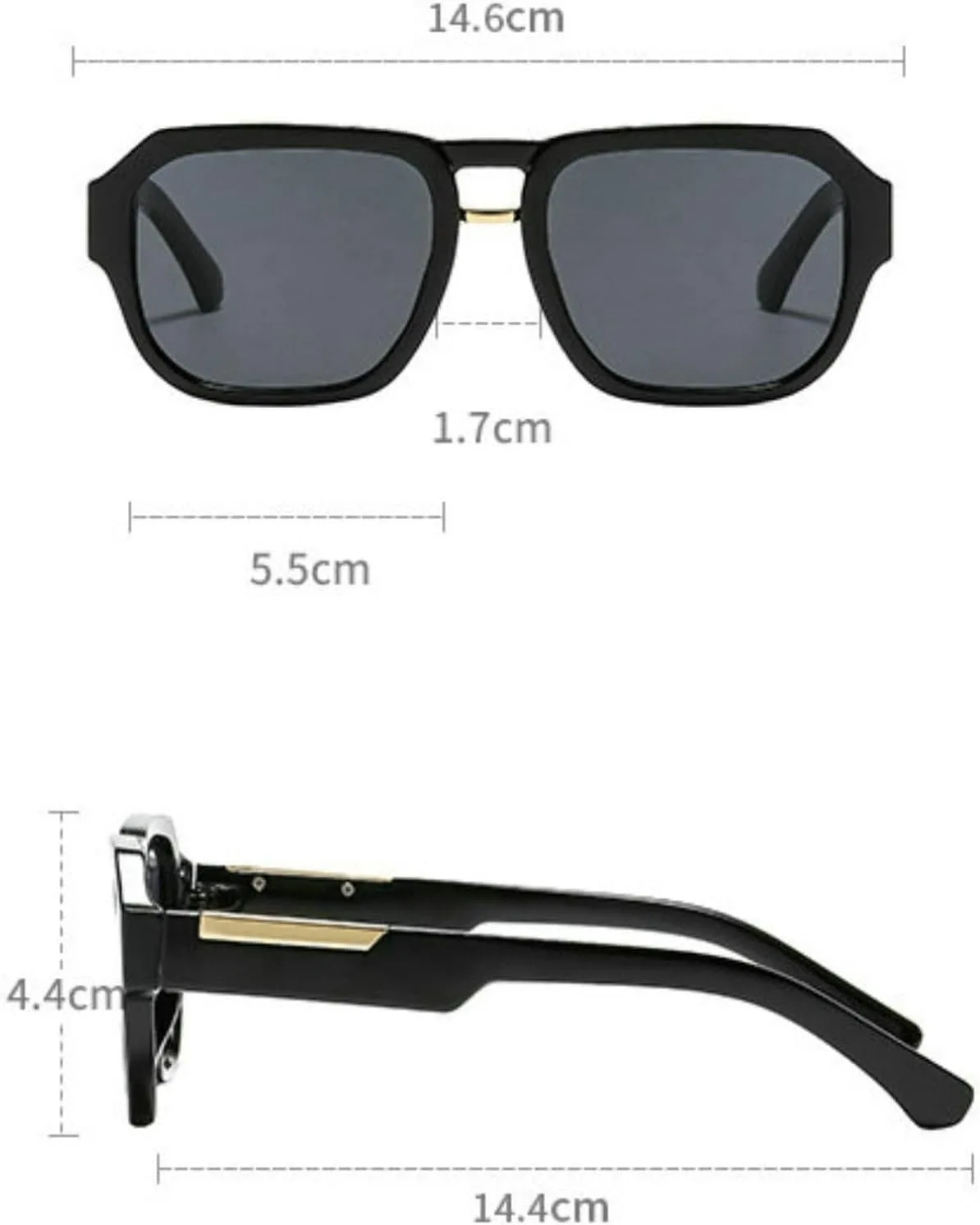 

Солнцезащитные очки COTIA Fashion Square для женщин и мужчин, модель «пилот», с двойной перемычкой, стильные, модные, для активного отдыха и путешествий, White