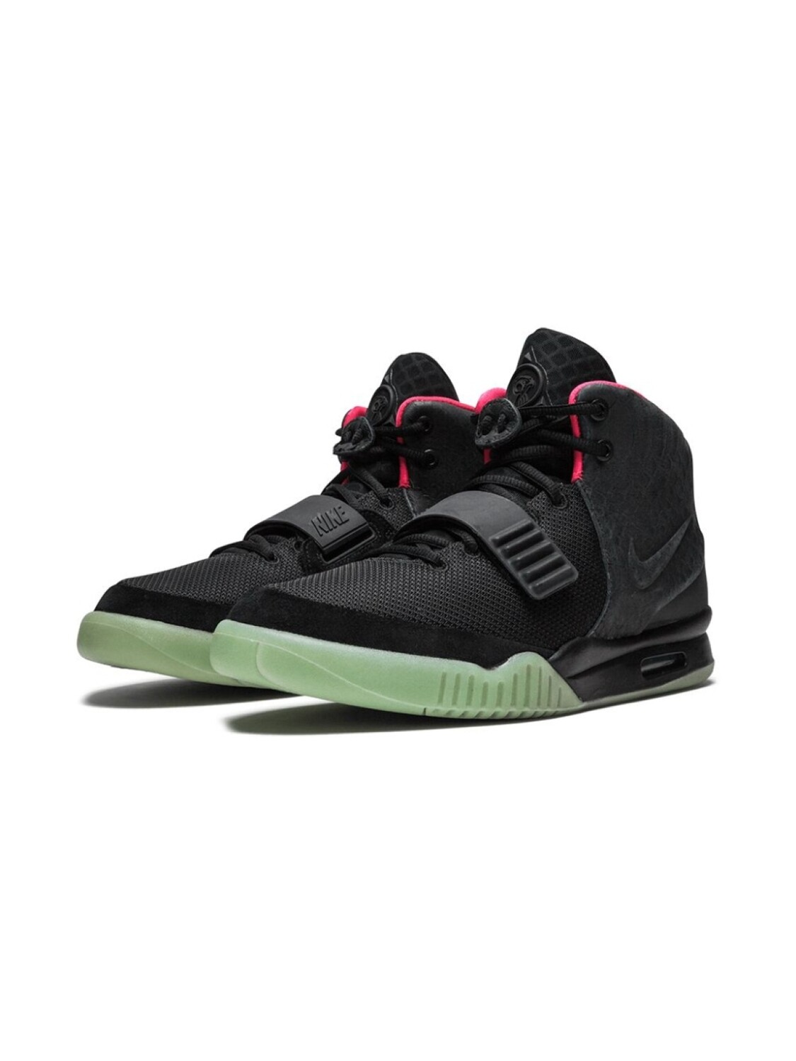 Nike хайтопы 'Air Yeezy 2 NRG', черный — фото 2