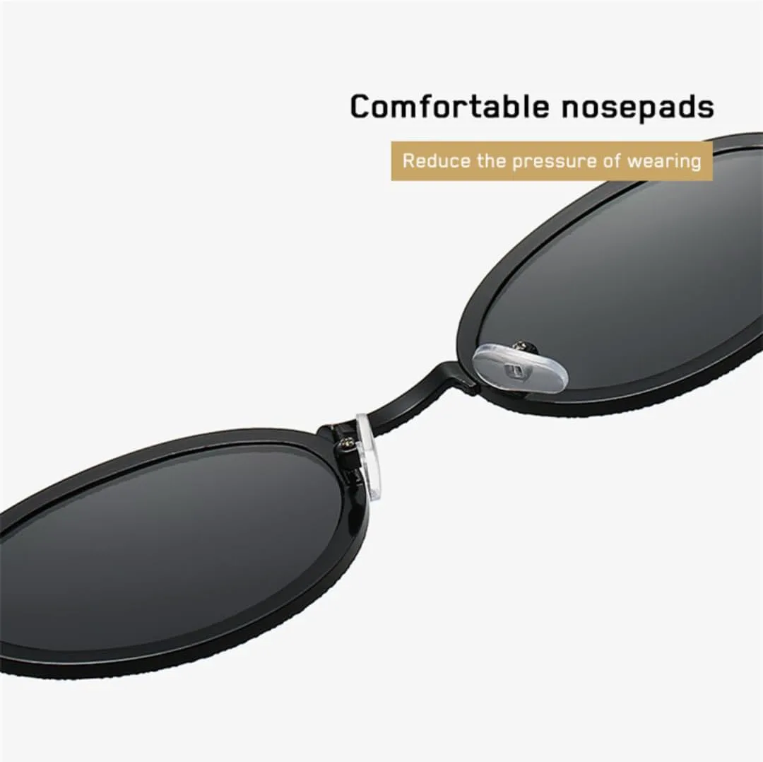 

Винтажные овальные металлические солнцезащитные очки для женщин и мужчин, роскошные солнцезащитные очки с защитой от УФ-излучения UV400 TOIPASTN, Lss045-c3