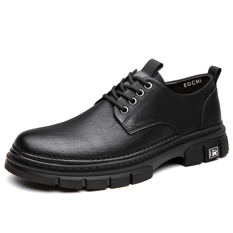

Туфли EGCHI Men's Casual Shoes Men Mid-Top, черный