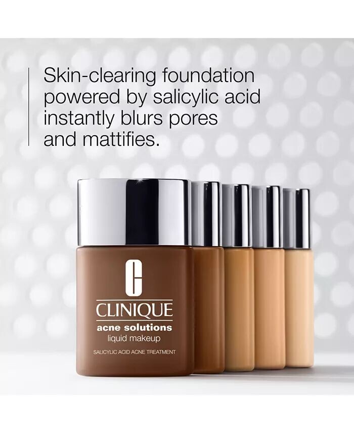 Жидкая основа для макияжа Acne Solutions, 1 унция Clinique, цвет Golden Neutral — фото 3