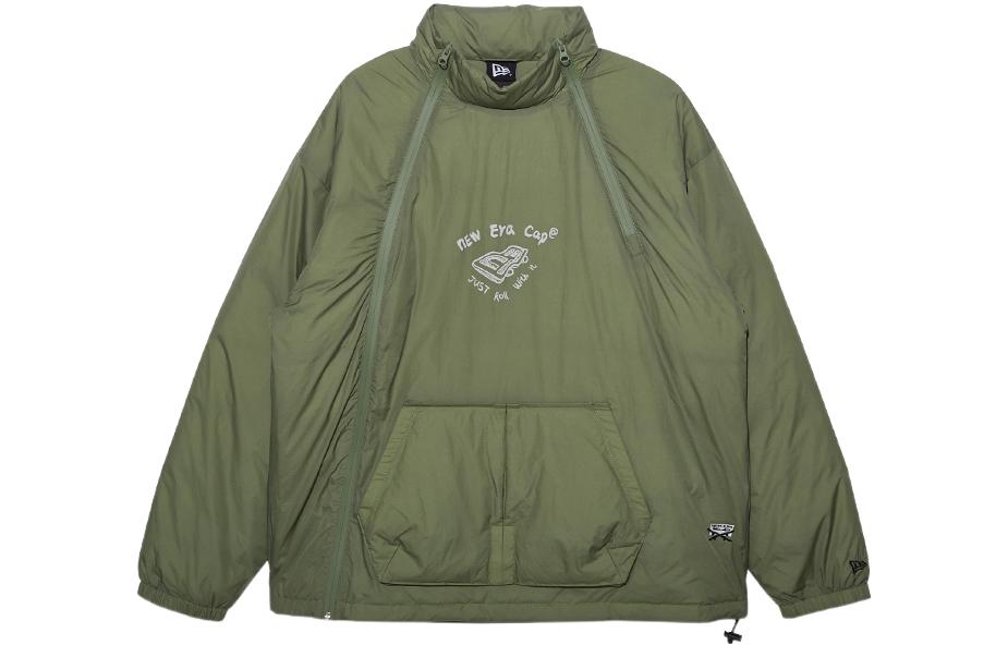 

New Era Куртка пуховая унисекс армейского зеленого цвета, Army Green