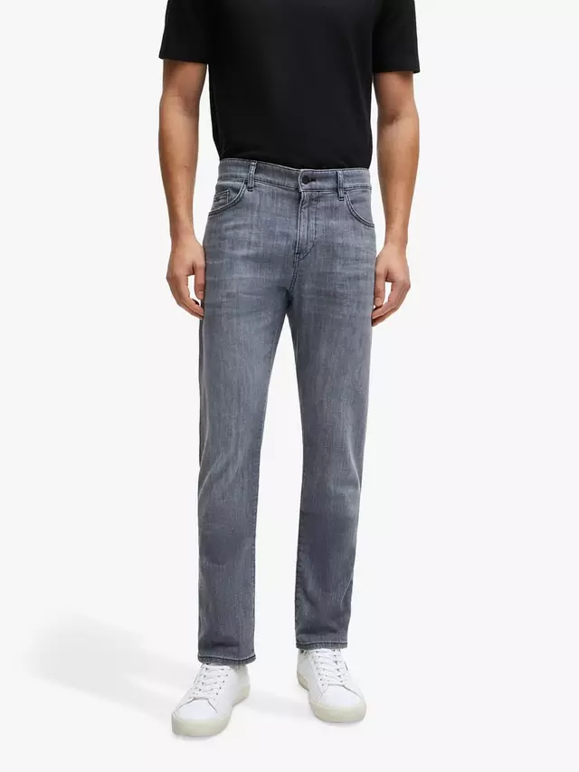 

Джинсы HUGO BOSS BOSS Delaware Slim Fit, серебряный