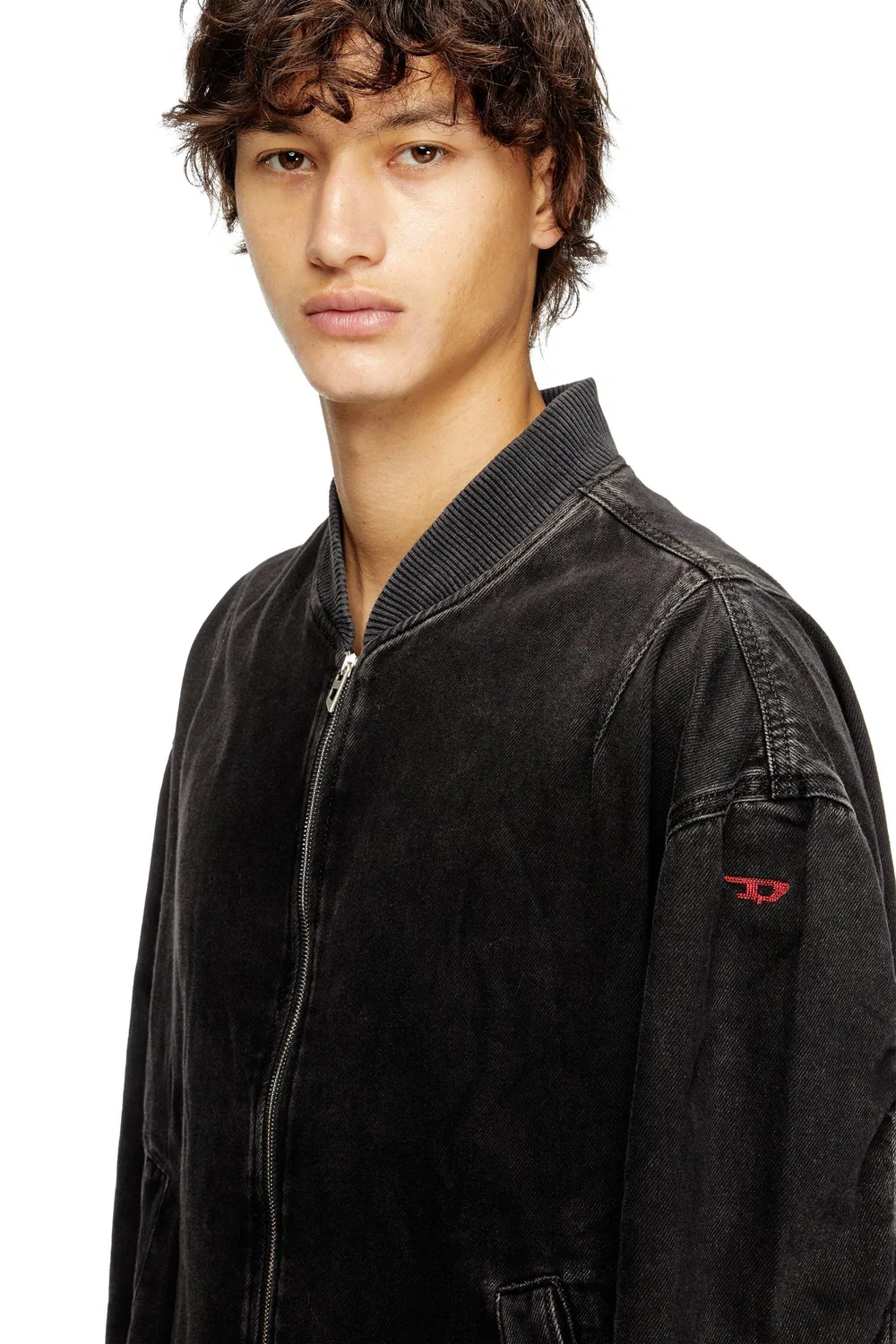 Мужская джинсовая куртка D-VINZ JACKET Diesel, black — фото 3