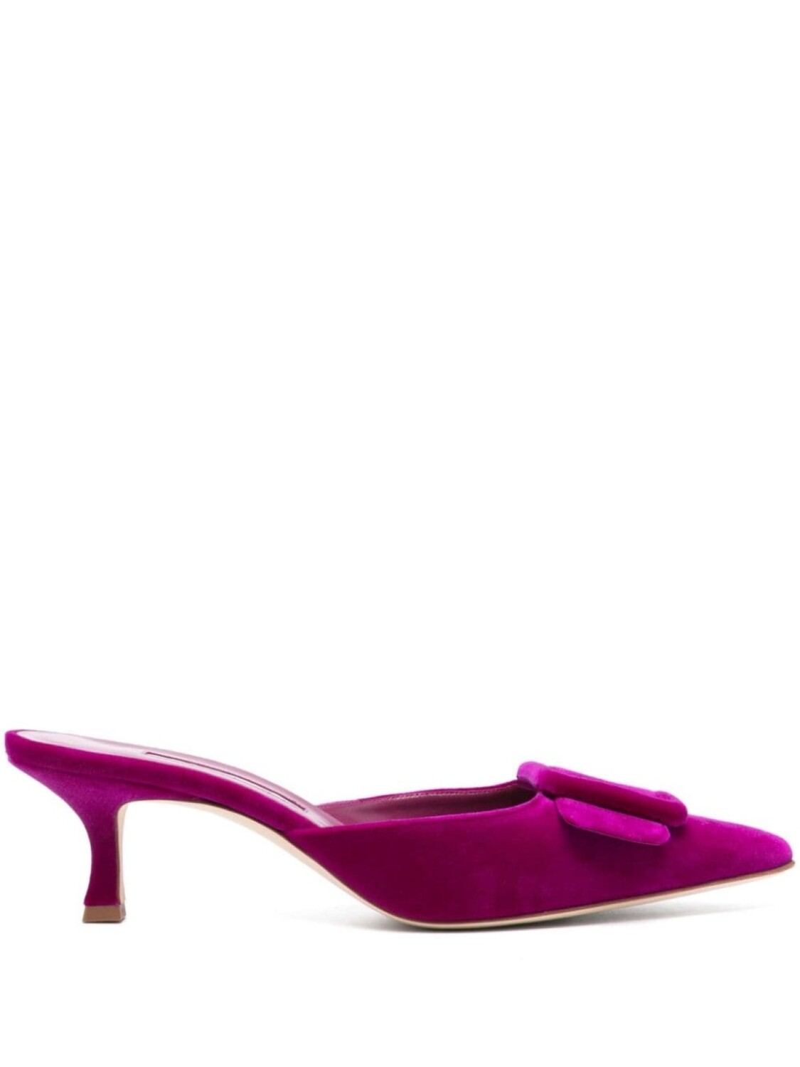 

Manolo Blahnik 50-мм мюли Maysale, фиолетовый