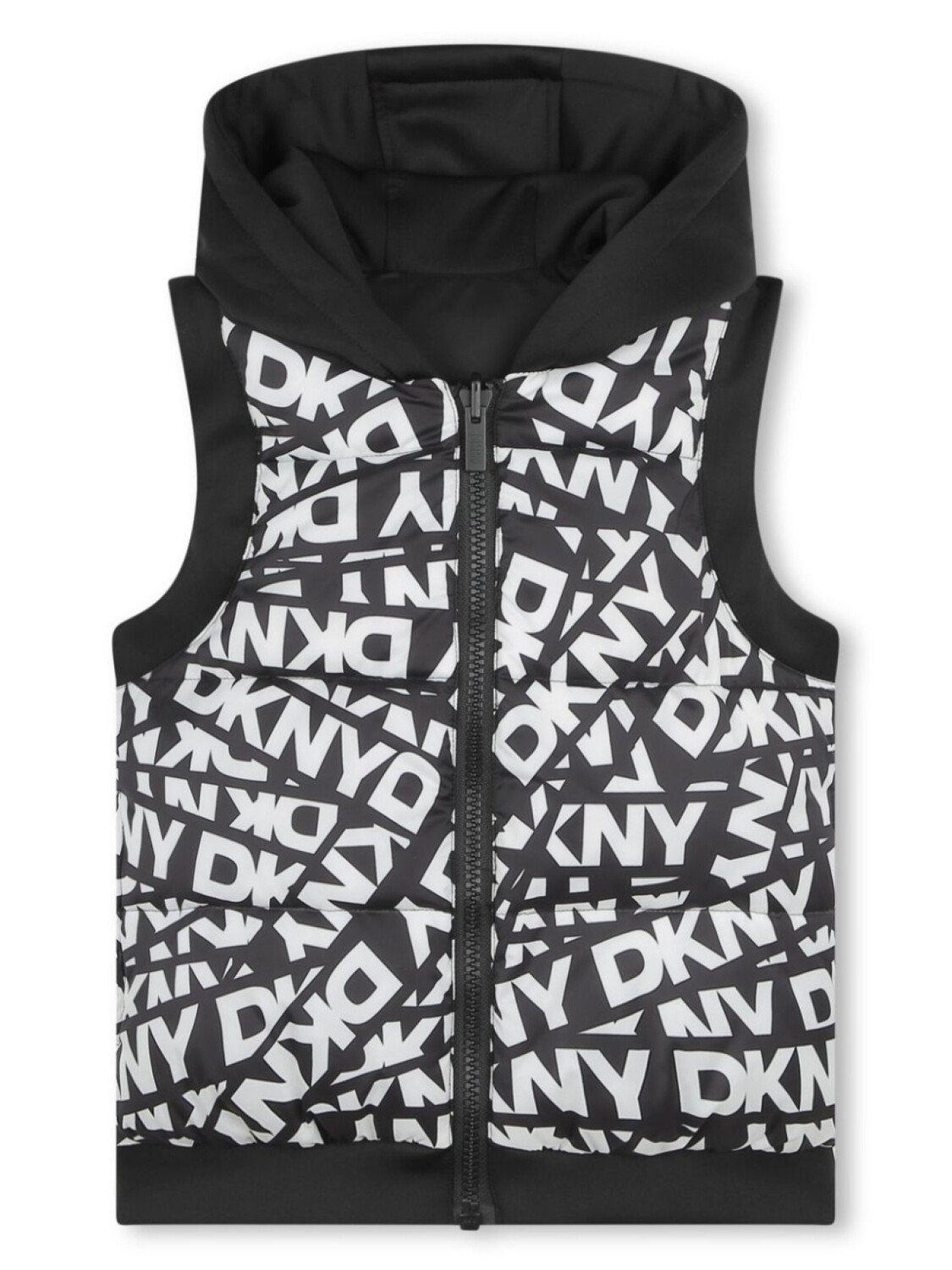 

Двусторонний жилет с логотипом Dkny Kids, черный