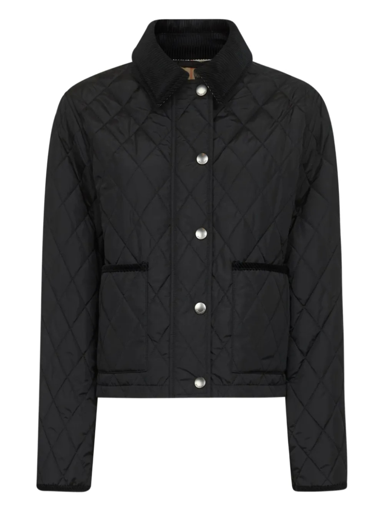 

Куртка с ромбовидной стежкой Burberry, черный