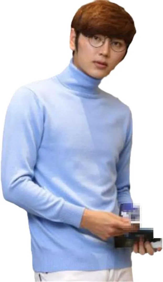 

Свитер водолазка Hamthuit мужской из смеси кашемира и хлопка