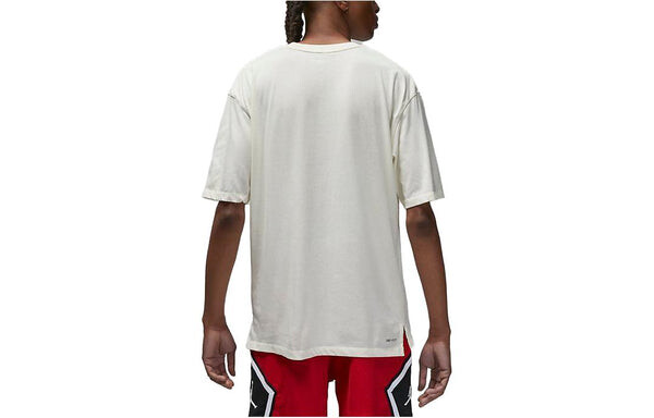 Футболка Air Jordan Dri-FIT Sport T-Shirt 'White', белый — фото 2