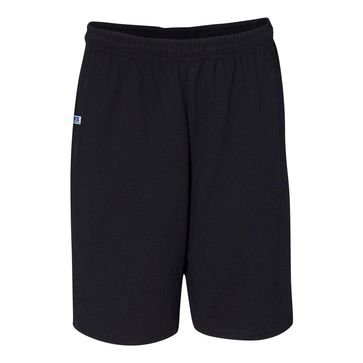 

Шорты Russell Athletic Essential Jersey из хлопка с карманами, черный