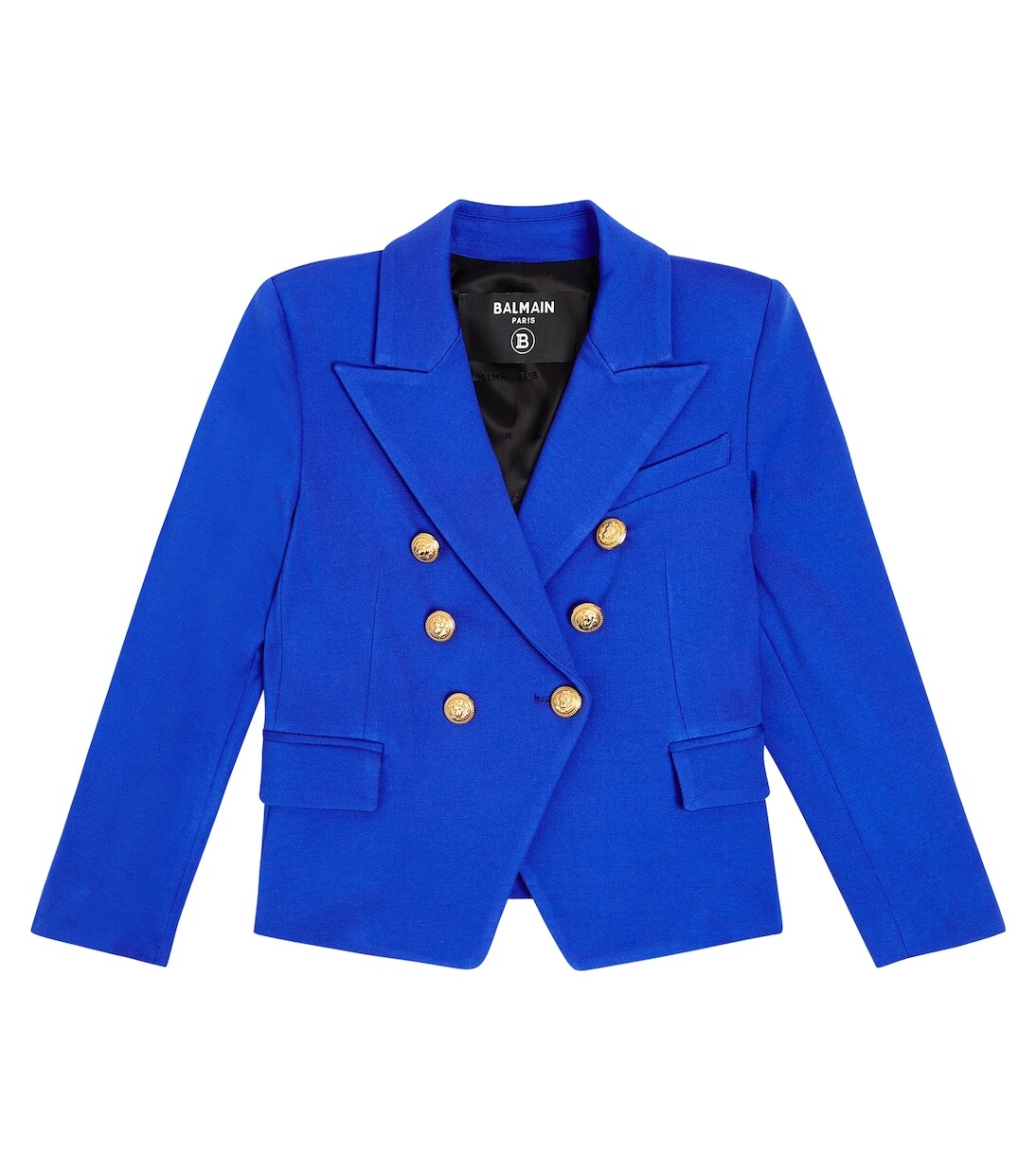 

Двубортный пиджак Balmain Kids, синий