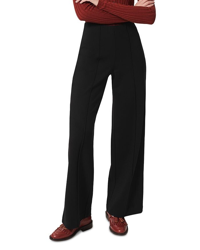 

HOBBS LONDON Широкие брюки с примом, черный